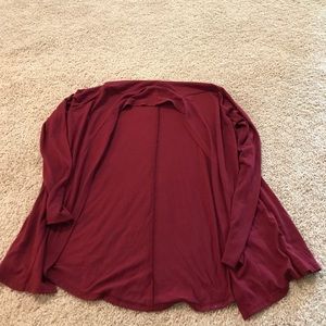Burgundy Cardigan